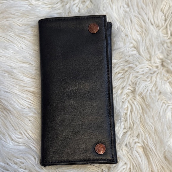 Harley-Davidson Other - Harley Davidson 105th Black Leather Tri-fold Wallet